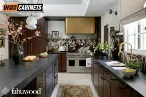 moody-kitchen-cabinets-2026-trend-brown-brass-hood