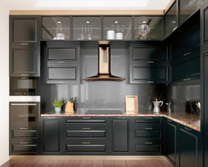 Black Kitchen Cabinets Add a Stylish Touch