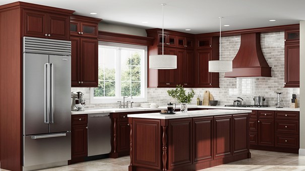 Lighting Your Kitchen with Cherry Cabinets Tips