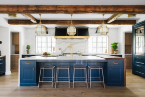Maintenance and Care of Blue Kitchen Cabinets